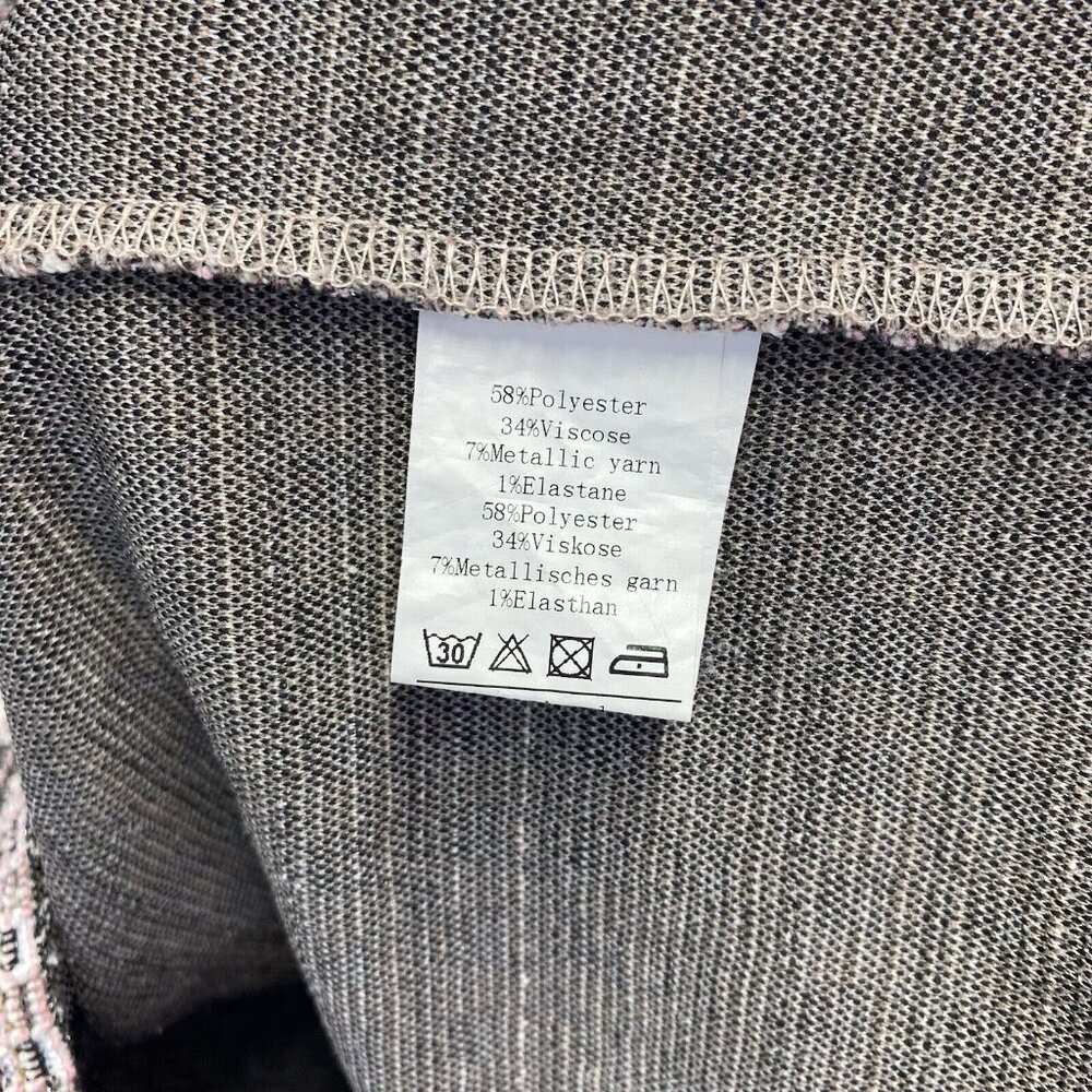 GRACE KARIN Cap Sleeve Queen Neck Tweed Body-con Pencil Dress Women Small Pink - Picture 8 of 16